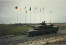 CAT 87 - M1 tank approaching the firing lane